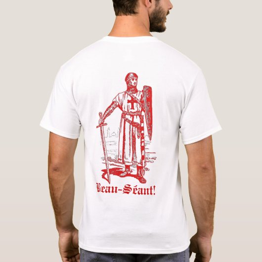 Shirt van de Templar Battle Cry (Achterkant)