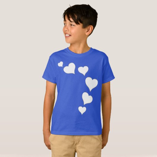 Shirt van de Valentijnse Valentijn van kind (Voorkant volledig)