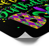 Shirt van de Verjaardagsjongen Mardi Gras Poster (Hoek)