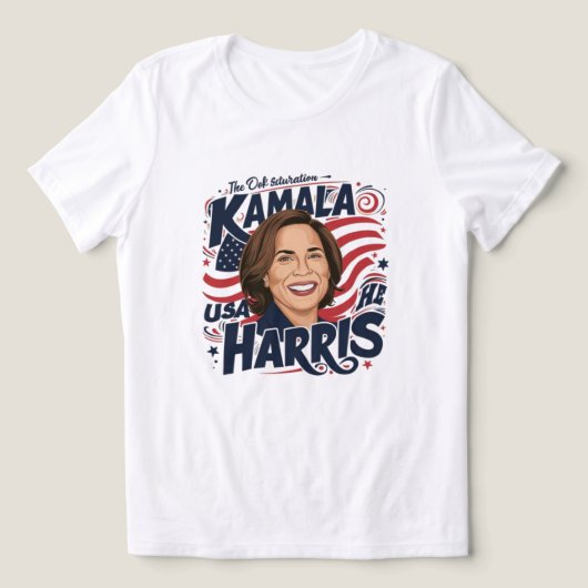 Shirt van de Verkiezingen Kamala Harris (Design voorkant)