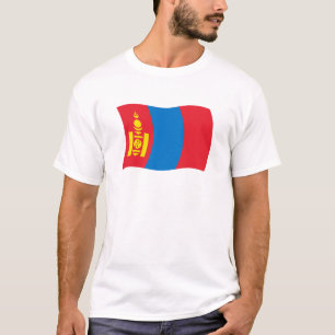 Shirt van de vlag van Mongolia