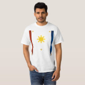 Shirt van de vlag van Pilipinas (Voorkant volledig)