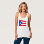 Shirt van de vlag van Puerto Rico (Volledige Voorkant)