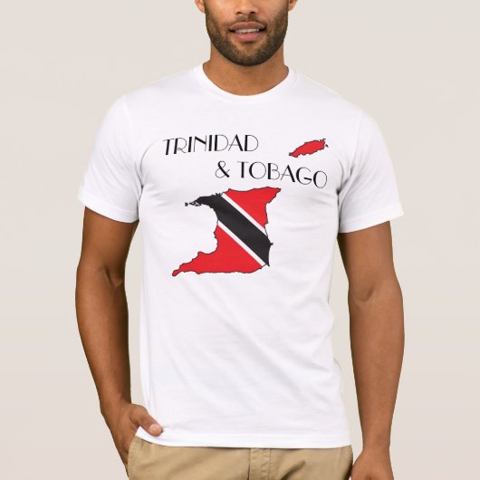 Shirt van de vlag van Trinidad en Tobago (Voorkant)