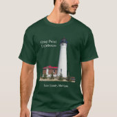 Shirt van de vuurtoren van Crisp Point (Voorkant)