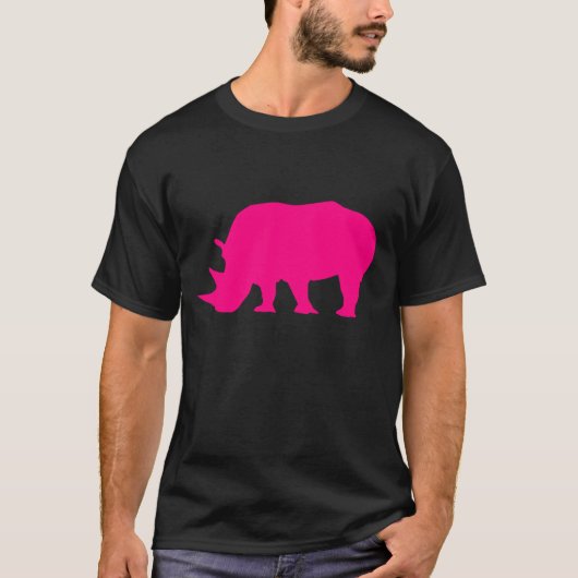 Shirt van de warme roze Rijn (Voorkant)