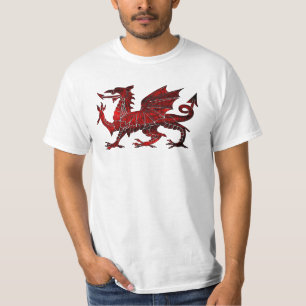 Shirt van de Welsh Dragon