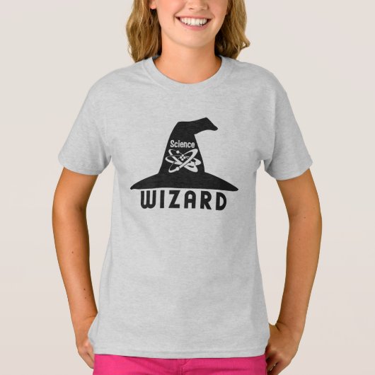 Shirt van de wizard Wetenschap - kies stijl en kle (Voorkant)