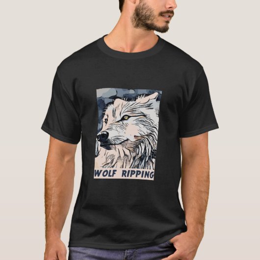 shirt van de wolf (Voorkant)
