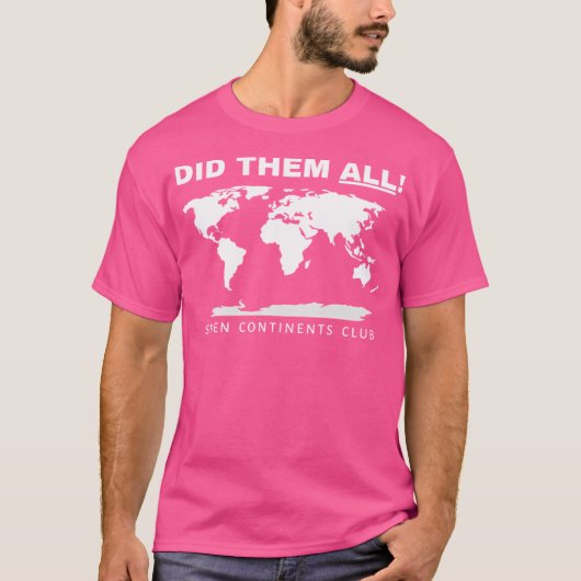 Shirt van de Zeven Continenten (Voorkant)