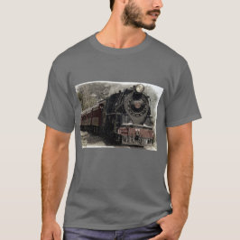 Shirt van de zwarte locomotief