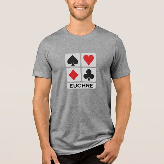 Shirt van Euchre Player - kies stijl en kleur (Voorkant)