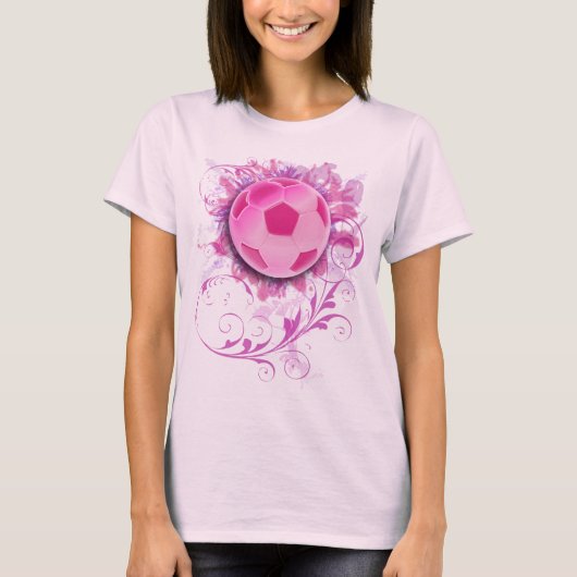 Shirt van Floral-Voetbal voor vrouwen (Voorkant)