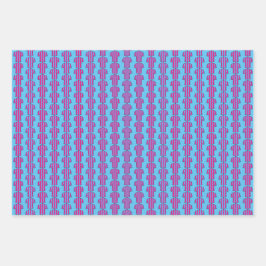 Shirt van football in Claret en Blue Inpakpapier Vel