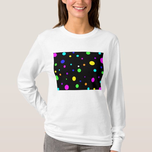 Shirt van gekleurde orbs-vrouwen (Voorkant)