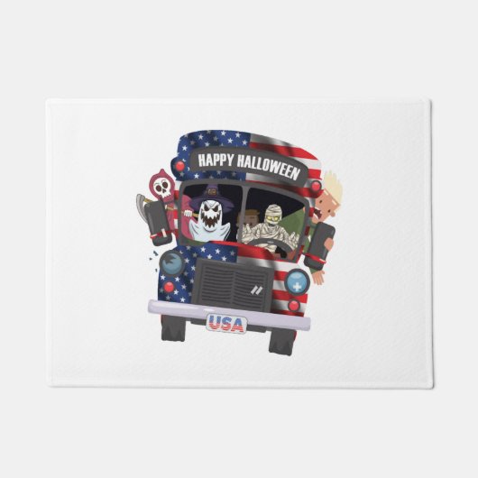 shirt van gelukkige halloween deurmat (Voorkant)