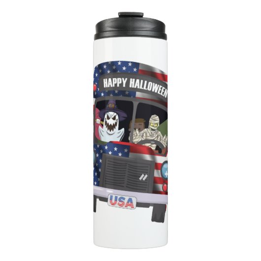 shirt van gelukkige halloween thermosbeker (Voorkant)