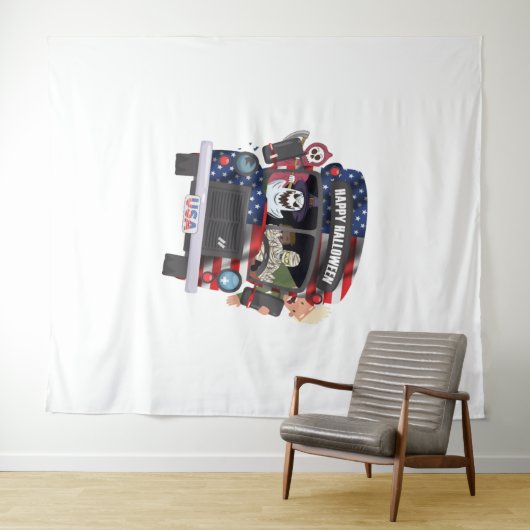 shirt van gelukkige halloween wandkleed (In Situ (horizontaal))