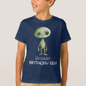 Shirt van Green Alien Martian Funny Boy (Voorkant)