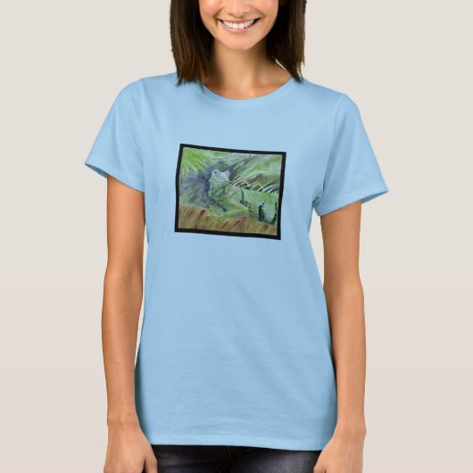 Shirt van Green Sheguana Iguana Ladie (Voorkant)