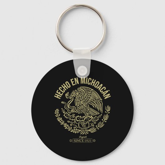 Shirt van Hecho en Michoacan Sleutelhanger (Voorkant)