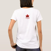 Shirt van het Canada-mantel Leaf T-Shirt Souvenir  (Achterkant)
