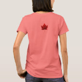 Shirt van het Canada-mantel Leaf T-Shirt Souvenir (Achterkant)