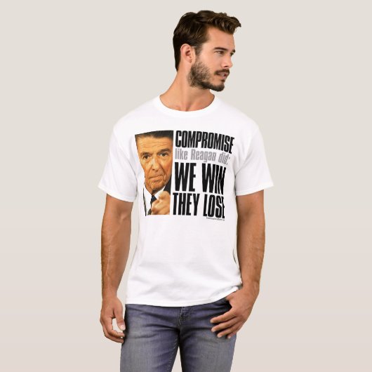 Shirt van het compromis van Reagan (Voorkant volledig)