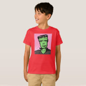 Shirt van het groene Kind "Frankie" (Voorkant volledig)