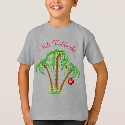 Shirt van het Kind Holiday Mele Kalikimaka (Voorkant)