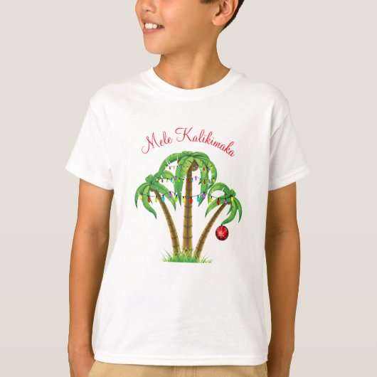 Shirt van het Kind Holiday Mele Kalikimaka (Voorkant)
