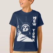 Shirt van het kind New York Status of Liberty Orga (Voorkant)