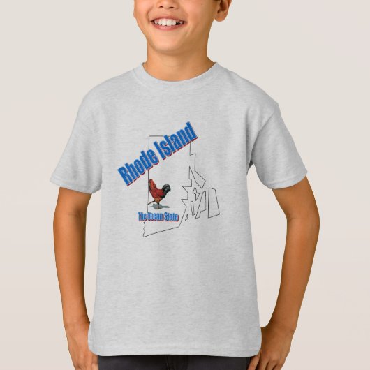 Shirt van het Kind Rhode Island (Voorkant)