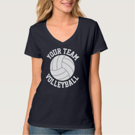 Shirt van het koninklijk blauw en wit volleyball J