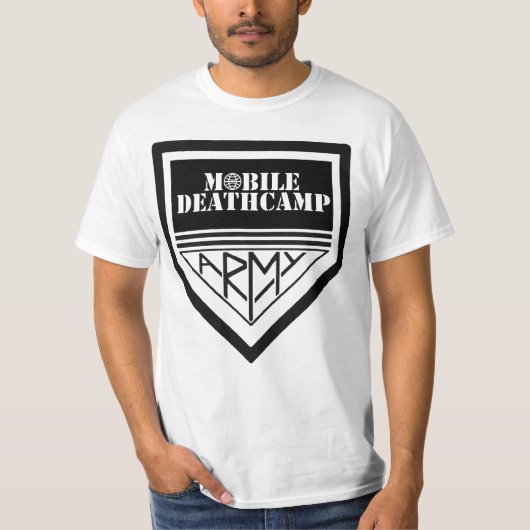 Shirt van het mobiele doodkamp "Leger" (Voorkant)