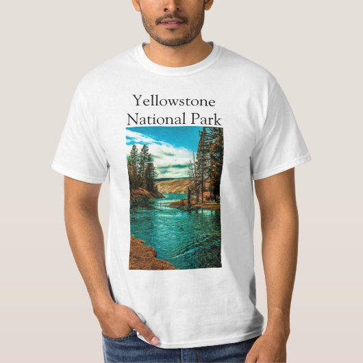 Shirt van het Nationaal Park van de mannen van Yel (Voorkant)
