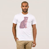 Shirt van het omgekeerde Cross Kitten Bella Canvas (Voorkant volledig)