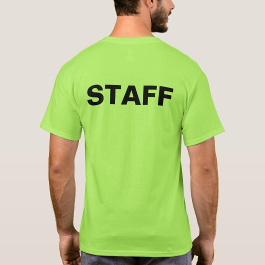 Shirt van het personeel (Achterkant)