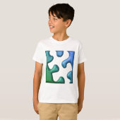 Shirt van het Puzzle Design Kind (Voorkant volledig)