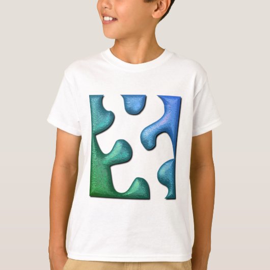 Shirt van het Puzzle Design Kind (Voorkant)