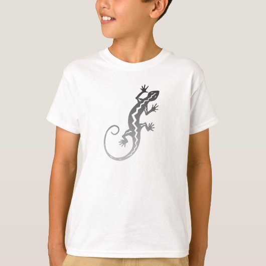Shirt van het Southwestern Petroglyph Gecko Kind (Voorkant)