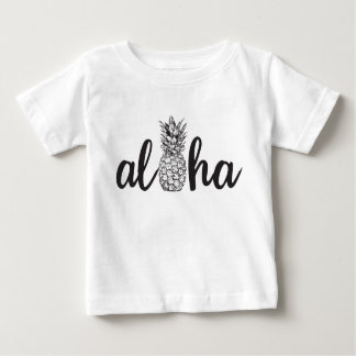 shirt van het tropische kind van aloha-ananas