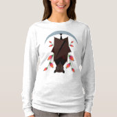 Shirt van hoes met lange hoes (Voorkant)