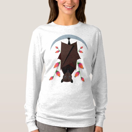 Shirt van hoes met lange hoes (Voorkant)