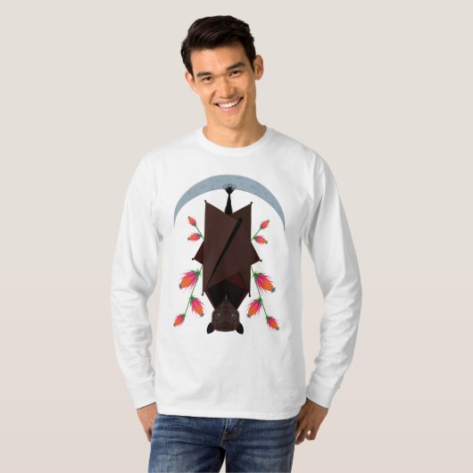 Shirt van hoes met lange hoes van het vliegende va (Voorkant volledig)