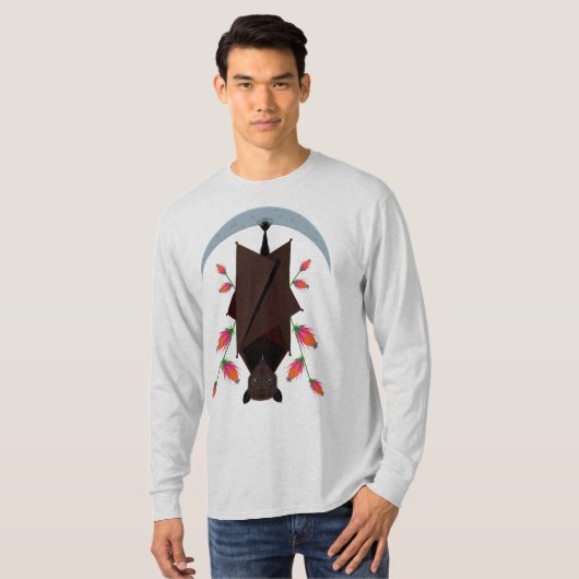 Shirt van hoes met lange hoes van het vliegende va (Voorkant volledig)