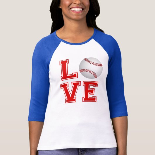 Shirt van honkbalLOVE (Voorkant)