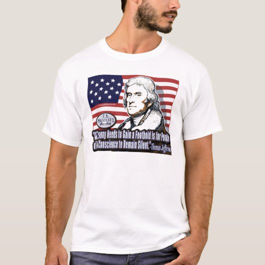 Shirt van Jefferson Tyranny (Voorkant)