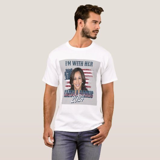 shirt van Kamala Harris (Voorkant volledig)