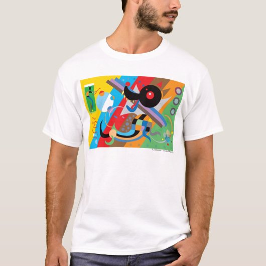 Shirt van Kandinsky's puppy (Voorkant)